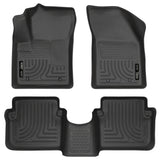 Husky Liner 2011-2014 Chrysler 200/Avenger Weatherbeater Front & 2Nd Seat Floor Liners Black