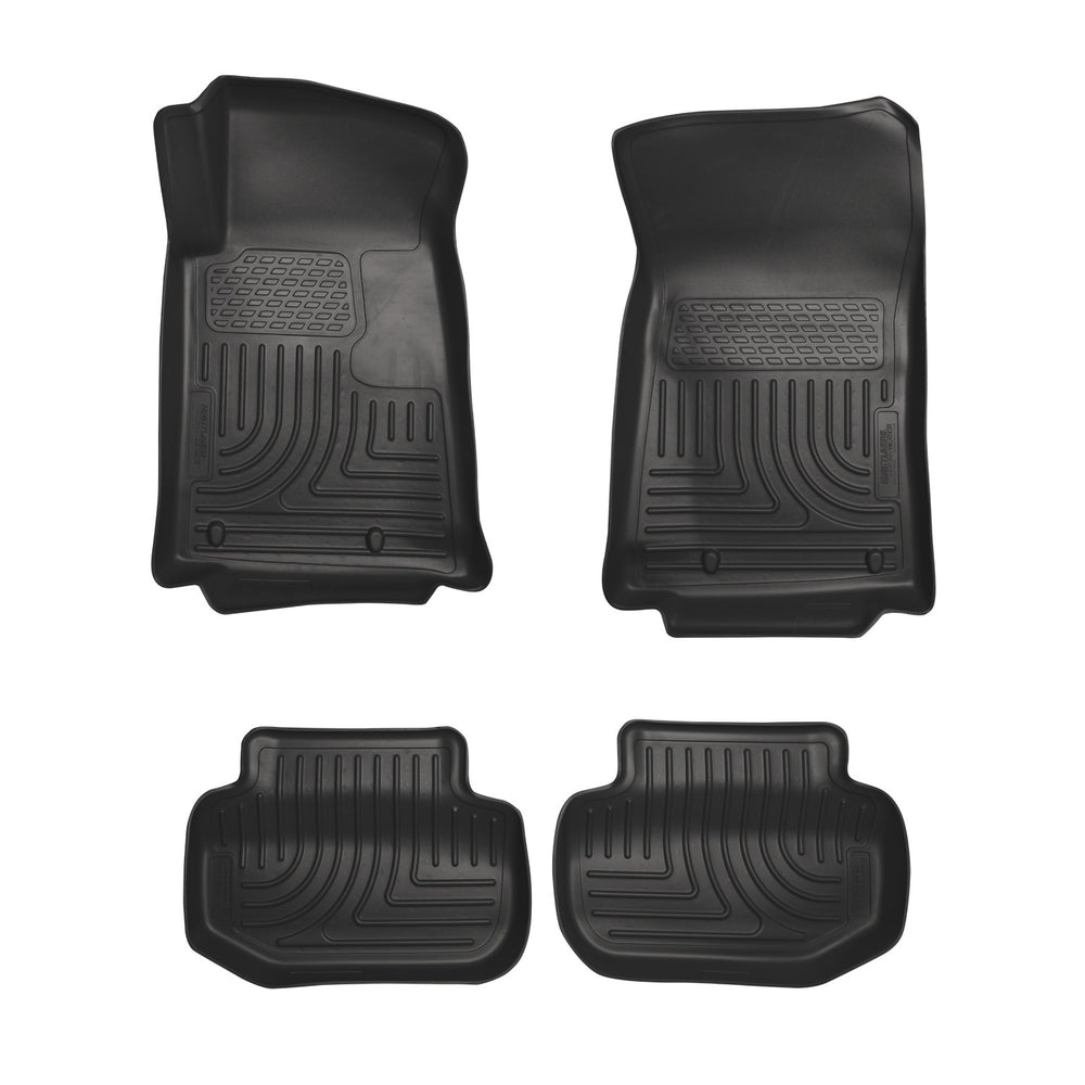 Tapis de sol Husky WeatherBeater avant et arrière - Noir