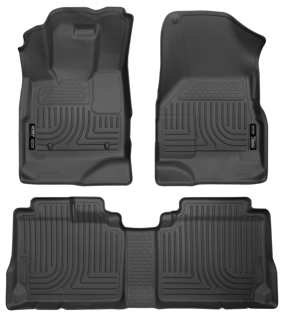 Husky Liners Floor Liners (WC98131) — Front And Second Rows