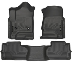 Husky Liners Floor Liners (WC98241) — Front And Second Rows