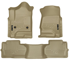 Husky Liners Front Floor Liners — for select Chevrolet and GMC vehicles, Tan