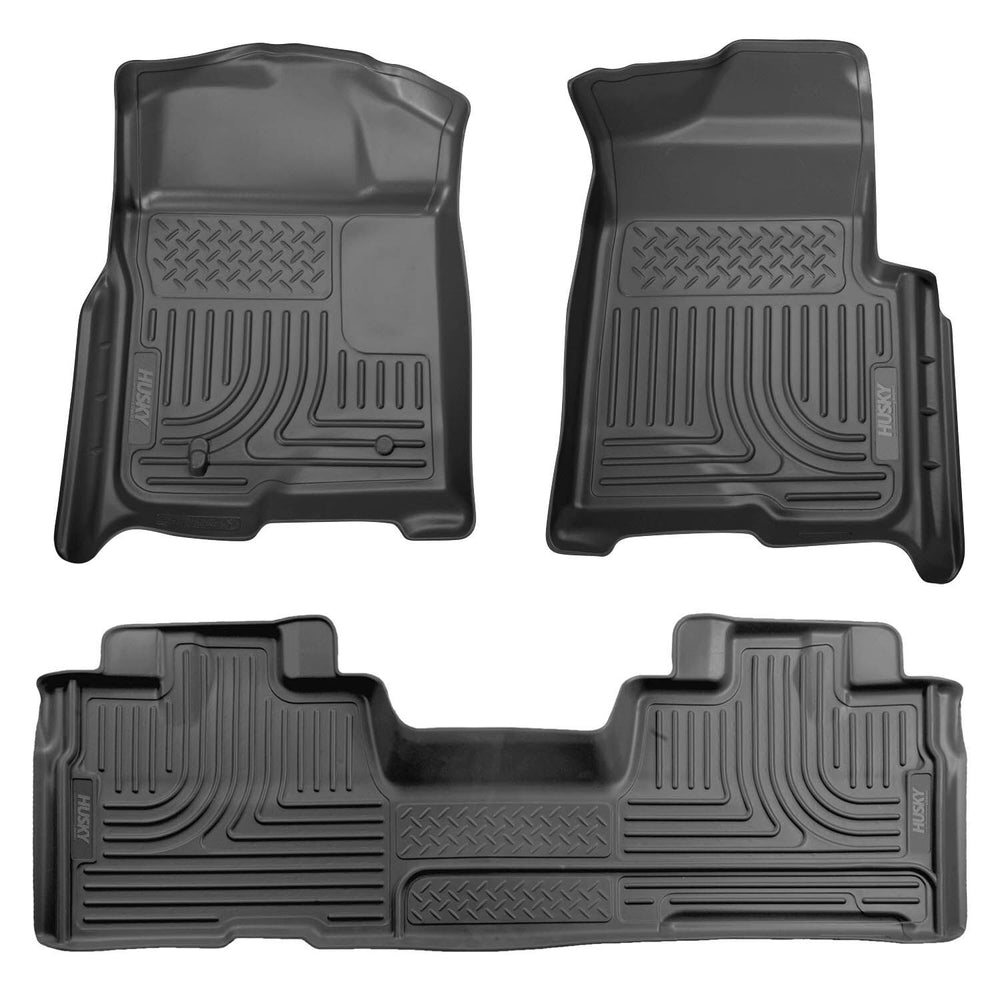 Husky Liners Floor Liners (WC98341) — Front And Second Rows