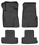 Husky Liner 2010-2014 Mustang Front & 2Nd Seat Weatherbeater Floor Liners Black