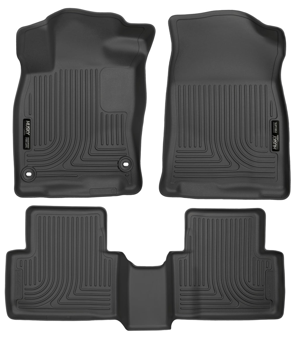 Husky Liners Floor Liners (WC98461) — Front And Second Rows