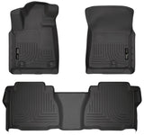 Husky Liner 2010-2011 Tundra Double Cab/Crewmax Custom Molded Front & 2Nd Seat Floor Liner Black