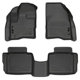 Husky Liner 2010-2015 Taurus Weatherbeater Front/2Nd Seat Floor Liners Black