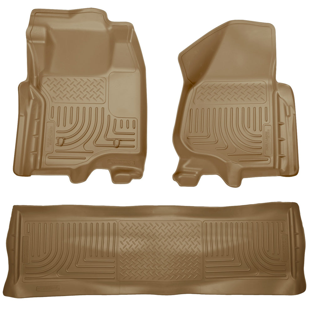 Husky Liners Weatherbeater - Front & 2nd Seat Floor Liners (Footwell Coverage) (98713)