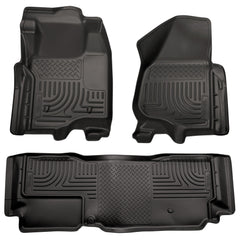Husky Liners Weatherbeater - Front & 2nd Seat Floor Liners (Footwell Coverage) (98721)