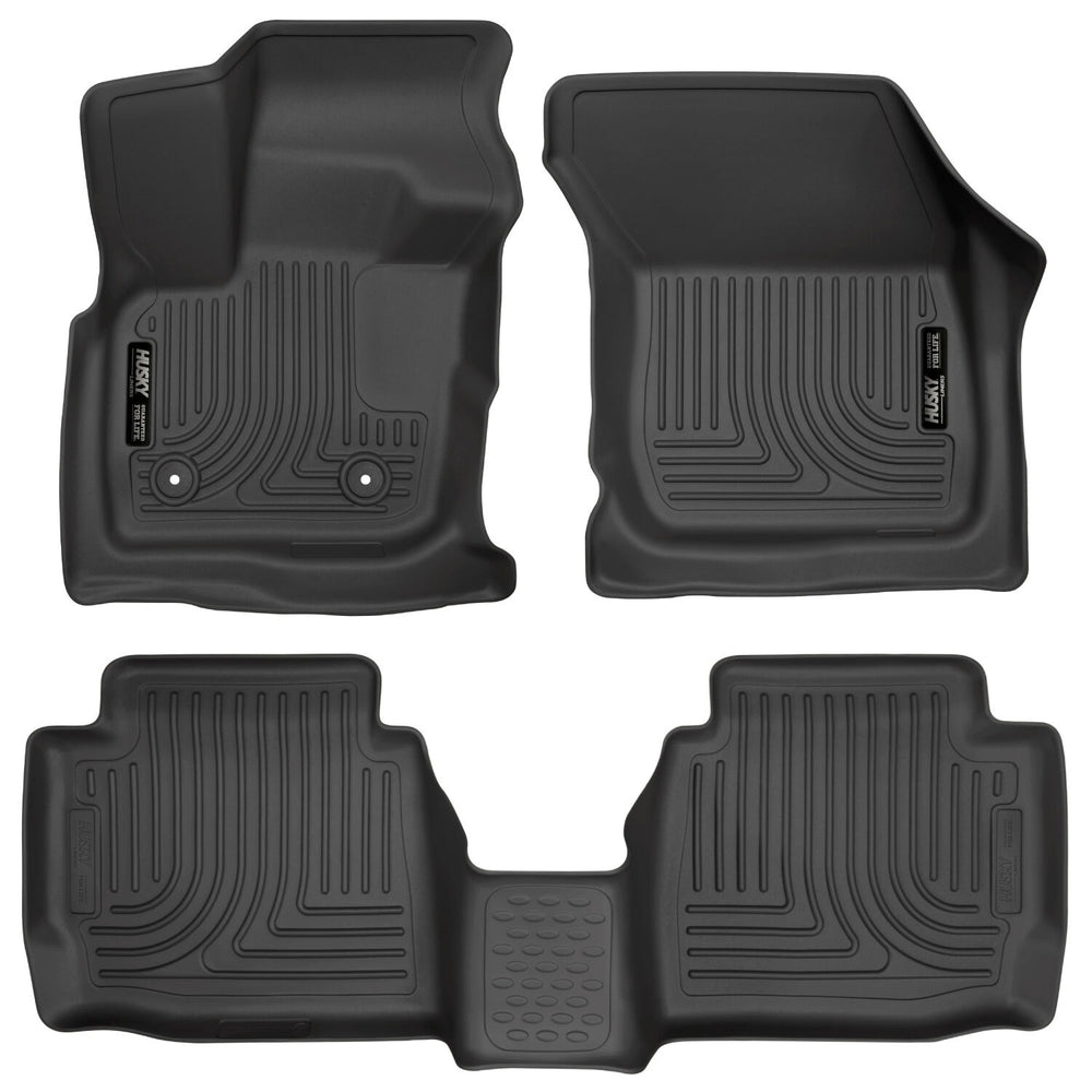 Husky Liners Floor Liners (WC98791) — Front And Second Rows