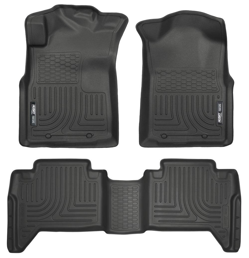 Husky Liners Floor Liners (WC98951) — Front And Second Rows