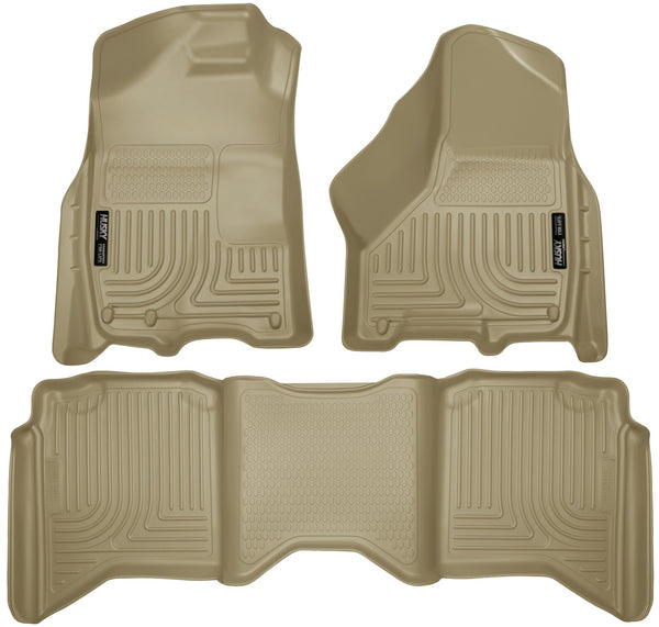 Husky Liners Front Floor Liners — for select Dodge and Ram vehicles, Tan