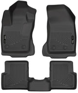 Husky Liner 2015-2022 Renegade Front & 2Nd Seat Floor Liners Weatherbeater Series Black