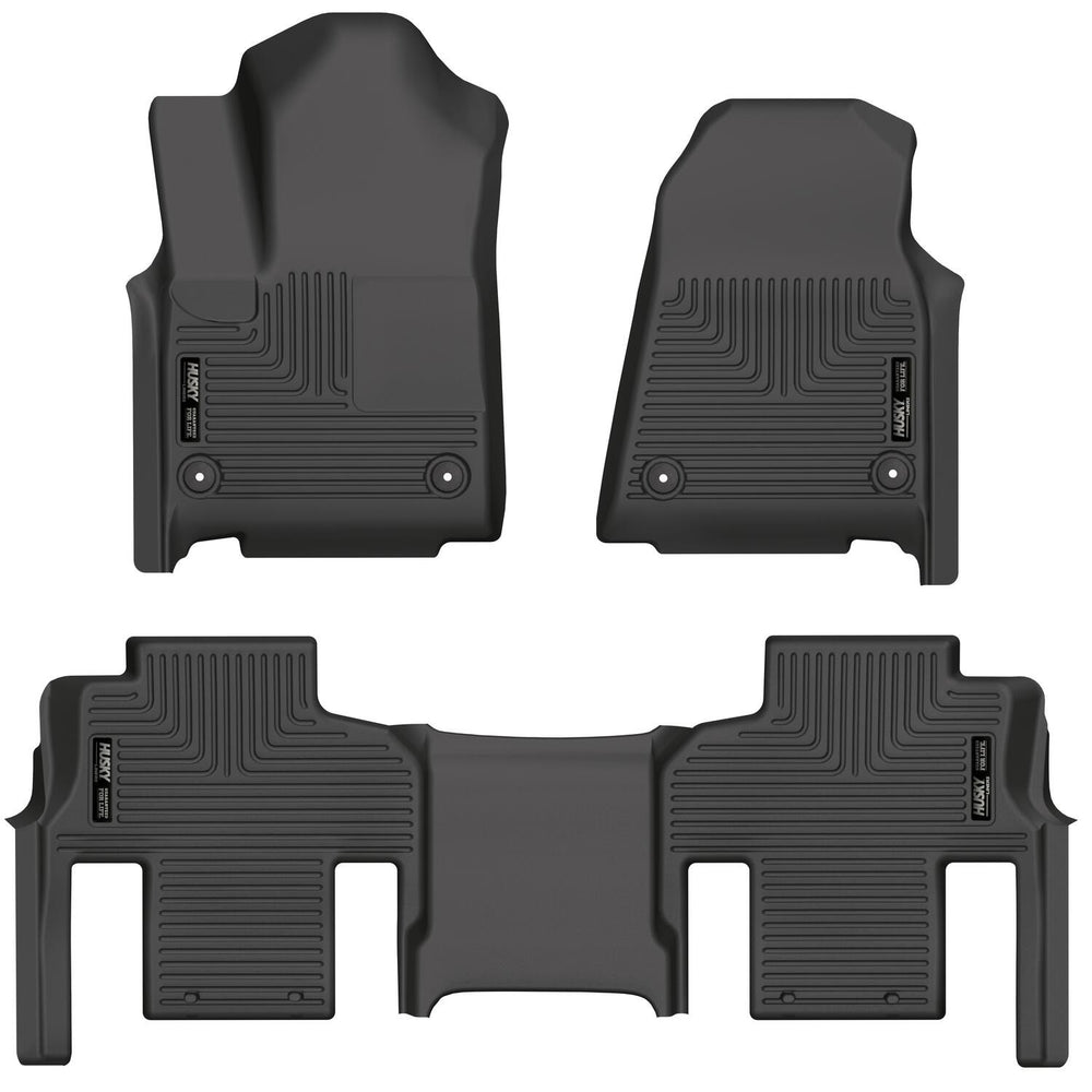 Husky Liners Weatherbeater - Front & 2nd Seat Floor Liners (Footwell Coverage) (99111)