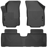 Husky Liner 2018+ Equinox Front/2Nd Seat Floor Liners Black