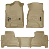 Husky Liner 2015-2020 Tahoe/Yukon Front & 2Nd Seat Floor Liners Weatherbeater Series Tan