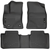 Husky Liner 2014+ Corolla Fits Models With Automatic Transmission Only Front/2Nd Seat Liners Weatherbeater Black
