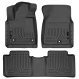 Husky Liner 2014-2021 Tundra Double (Ext Crew) Cab Front/2Nd Seat Floor Liners Black