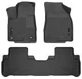 Husky Liner 2014-2016 Highlander Le/Limited/Xle Front/2Nd Seat Floor Liners Black