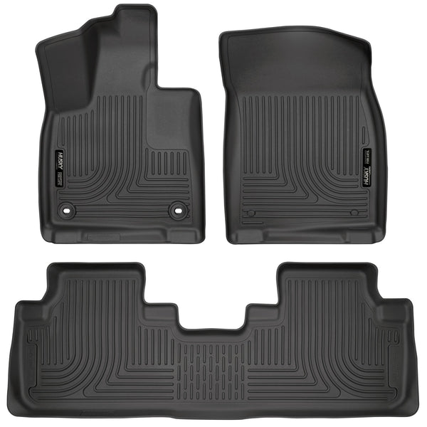 Husky Liners Front & 2nd Seat Floor Liners Weatherbeater - Front & 2nd Seat Floor Liners (99651)