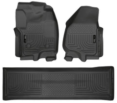 Husky Liners Floor Liners (WC99711) — Front And Second Rows
