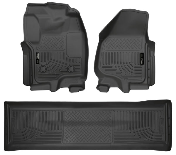 Husky Liners Floor Liners (WC99711) — Front And Second Rows