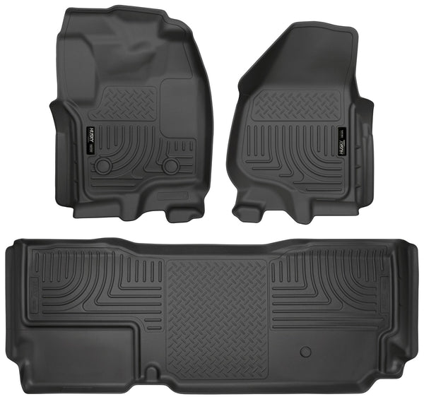 Husky Liners Floor Liners (WC99721) — Front And Second Rows