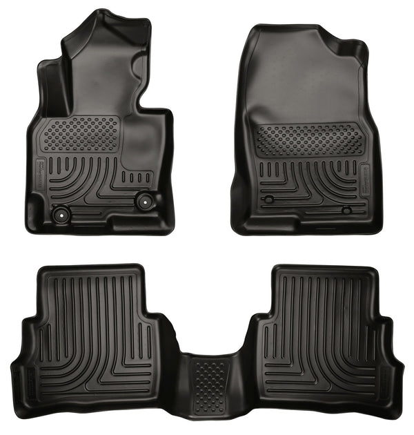 Husky Liners Front & 2nd Seat Floor Liners Weatherbeater - Front & 2nd Seat Floor Liners (99731)