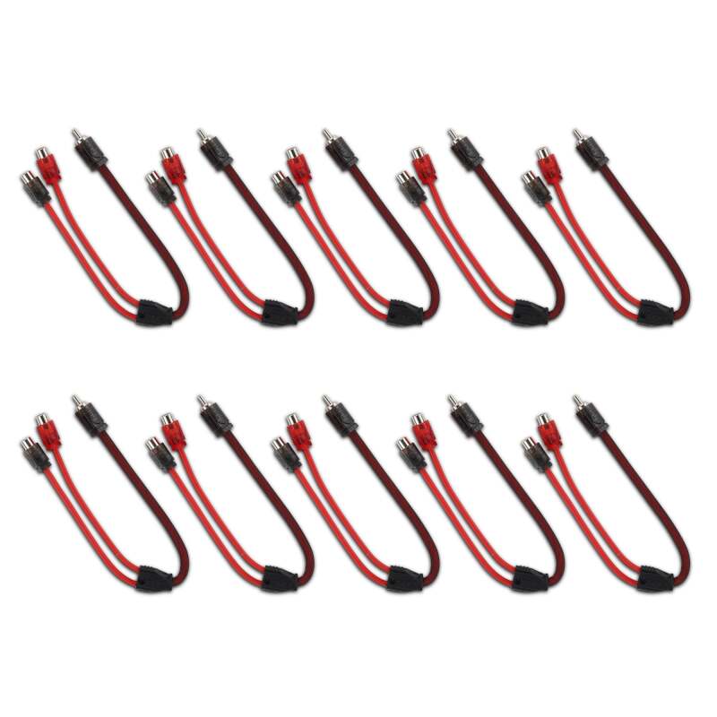 DS18 Connecteur en Y RCA Level 2 1 mâle à 2 femelles - paquet de 10