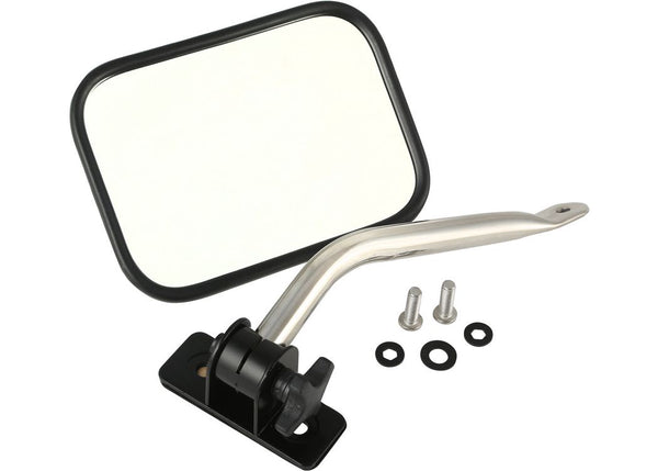 Rugged Ridge 9716 Wrangler TJ JK Quick Release Mirrorstainless Steelrectangular