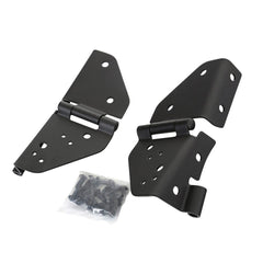 Smittybilt Windshield Hinge Kit - Black (55-95 CJ/YJ)