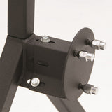 Smittybilt 1987-2006 Wrangler Yj/Tj/Lj Src Mid Width Rear Tubular Bumper with Hitch & Tire Carrier Mount Stud;Text Blk