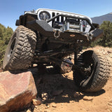 Smittybilt 1997-2006 Wrangler Tj/Lj Xrc Rock Crawler Front Bumper with Grille Guard & Dring Mounts; Black Textured