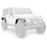 XRC Flat Fender Flare Kit - Set of 4 - Textured Black (07-18 JK/JKU)