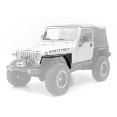 Smittybilt XRC Front Tube Fenders w/ 3" Flare - Textured Black (97-06 TJ)