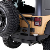 Smittybilt 2007-2018 Wrangler Xrc Atlas Rear Bumper With Tire Carrier