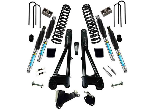 Superlift 6" Lift Kit — Bilstein Shocks, Radius Arms, Diesel — 2005-2007 Ford F-250/F-350 Super Duty 4WD (K977B)