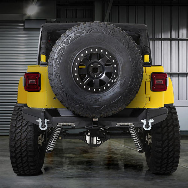 Smittybilt Rear Bumper — 2018+ Jeep Wrangler (SMB77858)