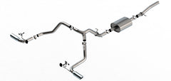 Borla Échappement Cat-back S-Type 19-20 Chevrolet Silverado 5.3L V8 2/4WD cabine simple