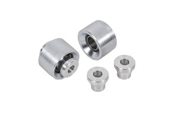 BMR Ensemble de roulements standard de bras de suspension inférieur arrière 15-17 S550 Mustang - zinc argent