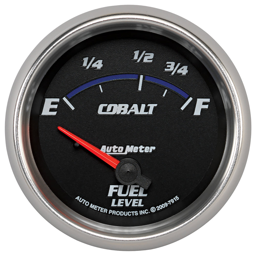 AutoMeter 2-5/8" Fuel Level, 73-10 Ohm, Cobalt