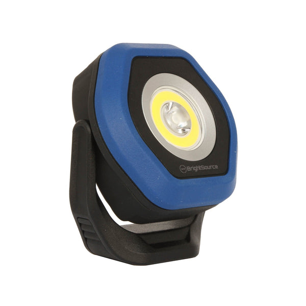 Brightsource Work Light Twinbeam Pocket Work Light, Quad Patterns, 700 Lm, USB Cable