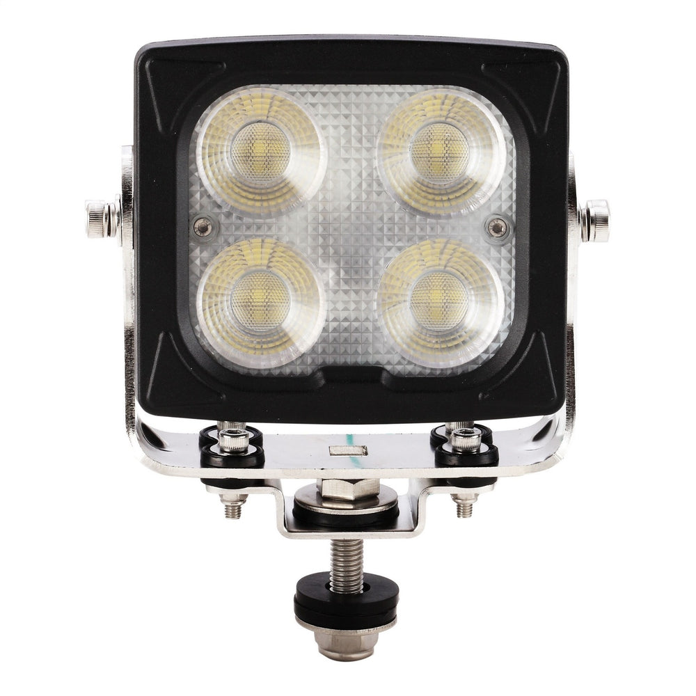 Brightsource Kit d'éclairage Lumière de travail 5 pouces Carré Étanche Lampe de travail 5400 Lm Spot sans faisceau 40W
