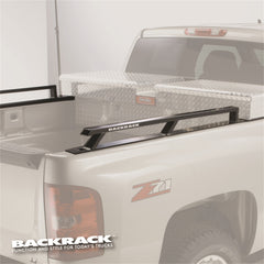 Rails latéraux de fixation - Noir (GMC/Chevrolet Sierra/Silverado HD 2019-2021, caisse de 5,5 pi)