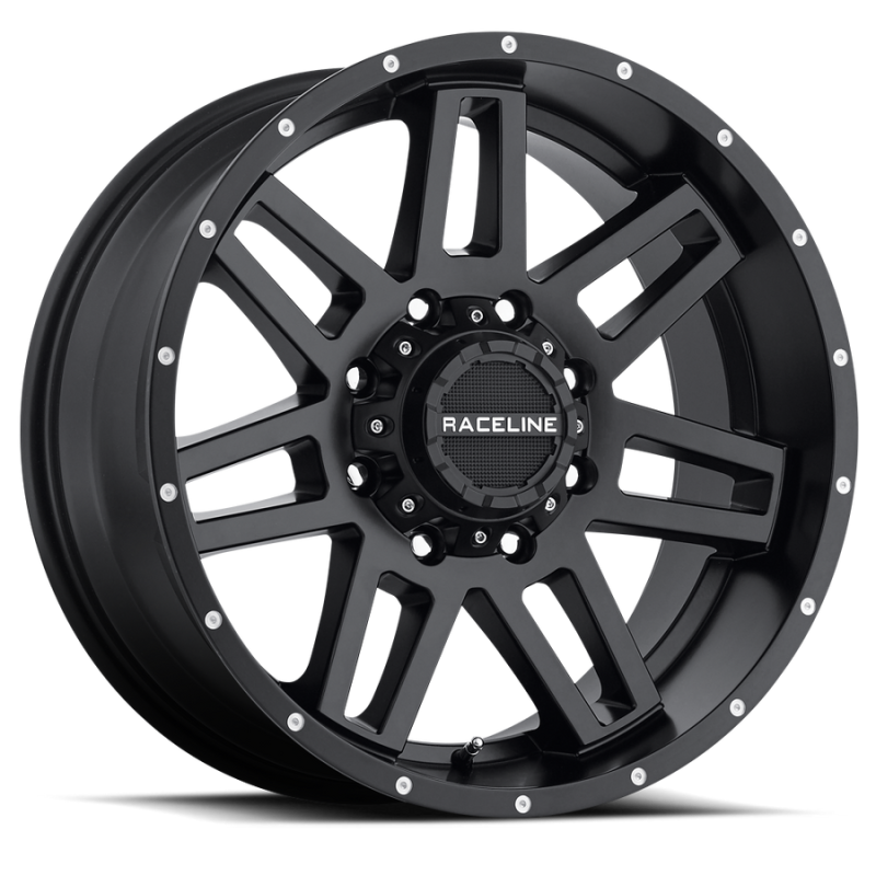 Raceline Roue 931B Injector 20x9 po / 8x170 / déport 12mm / alésage 125.2mm - noir satiné