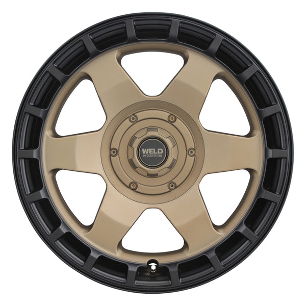 Weld Off-Road Ridge 20x9 - 8x170 BP - ET0 - 125.1mm CB - Satin Bronze Wheel (Black Ring)