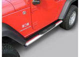 Rugged Ridge 4 1/4-In Oval Side Steps SS 2-Door 07-18 Jeep Wrangler JK (1159307)
