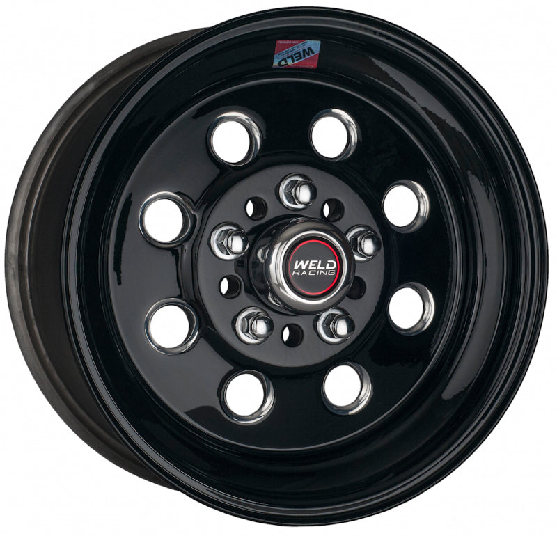 Weld Roue Draglite 15x10/ 5x4.5 /4.75 BP / 7.5 po BS - noir brillant - sans Beadlock