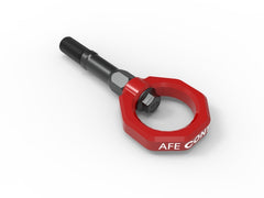 aFe 20-24 Chevrolet C8 Corvette Rear Tow Hook - Red