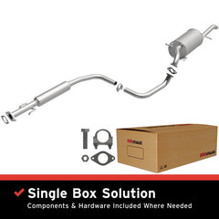 BRExhaust 09-11 Chevy Aveo 1.6L Direct-Fit Replacement Exhaust Kit