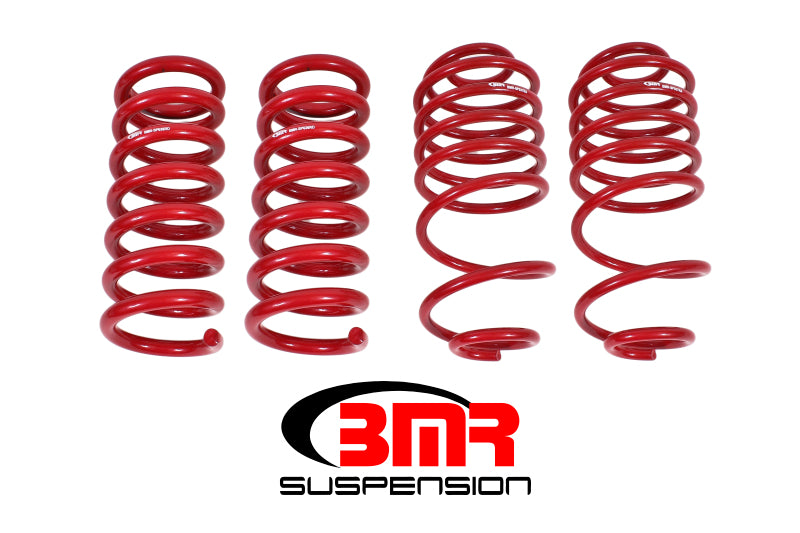 BMR Ensemble de ressorts d'abaissement (jeu de 4) 78-87 G-Body - rouge